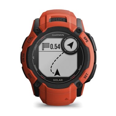 Garmin® Instinct® 2X Solar Smart Watch (Flame Red)