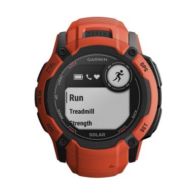 Garmin® Instinct® 2X Solar Smart Watch (Flame Red)