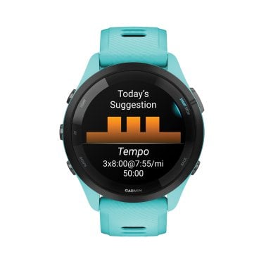 Garmin® Forerunner® 265 Running Smartwatch with Black Bezel (Blue)