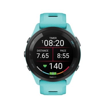 Garmin® Forerunner® 265 Running Smartwatch with Black Bezel (Blue)