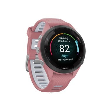 Garmin® Forerunner® 265S Running Smartwatch with Black Bezel (Pink)