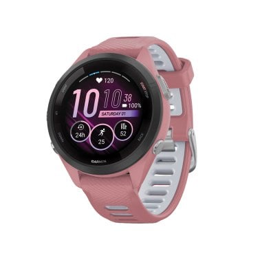 Garmin® Forerunner® 265S Running Smartwatch with Black Bezel (Pink)