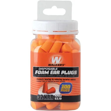 Walker's Game Ear® Foam Ear Plugs, 100-ct Jar