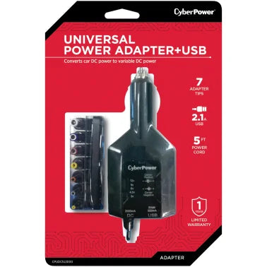 CyberPower® 2,000mA Universal DC Power Adapter