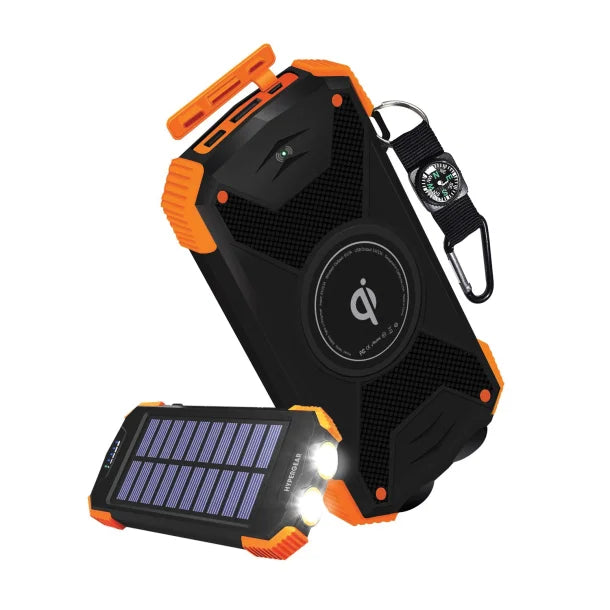 HyperGear® Solar 10,000 mAh Wireless Power Bank