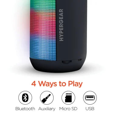 HyperGear® RaveMini Wireless LED Speaker