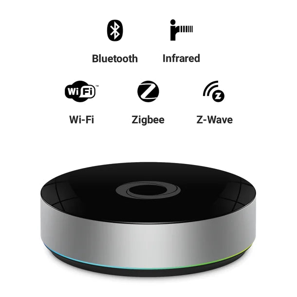 Homey™ Bridge Universal Smart Home Hub, Black and Gray