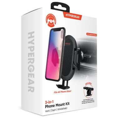 HyperGear® 3-in-1 Phone Mount Kit