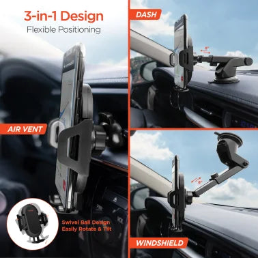 HyperGear® 3-in-1 Phone Mount Kit