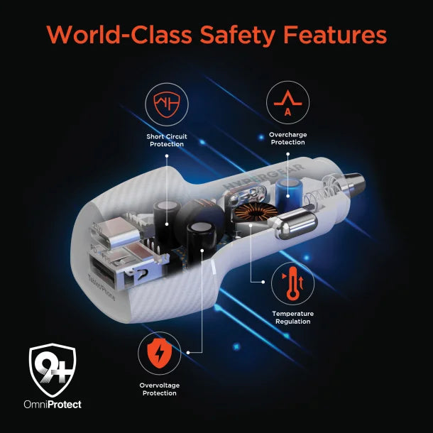 HyperGear® SpeedBoost 25-Watt PD Lightning® Car Kit