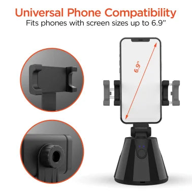 HyperGear® HyperView Auto-Tracking Universal Phone Mount, Black