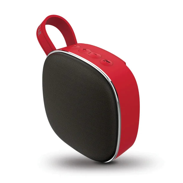 HyperGear® Fabrix Mini Portable Bluetooth® Rechargeable Speaker with Microphone (Red)