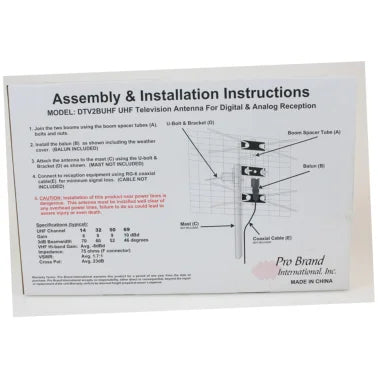 Eagle Aspen® 2-Bay UHF Outdoor Antenna