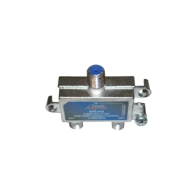 Eagle Aspen® 2-Way 2,600-MHz Coaxial Splitter with 1-Port Power Passing