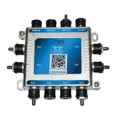 Eagle Aspen® 3-In x 8-Out Multiswitch with Optional Power Supply Port