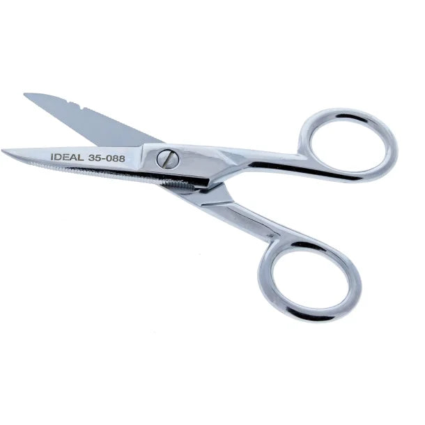 IDEAL® Electrician's Scissors with Stripping Notch