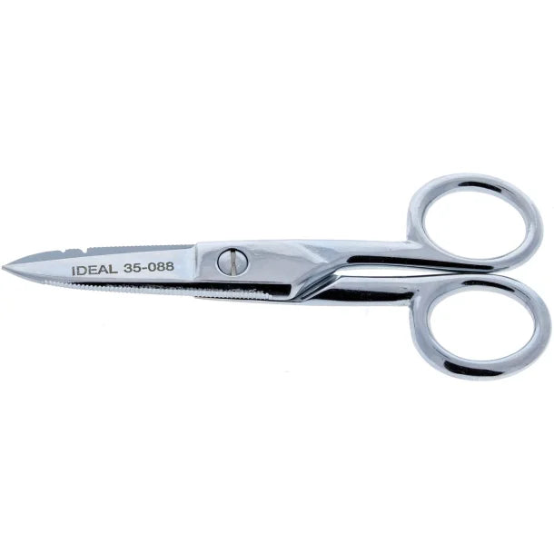 IDEAL® Electrician's Scissors with Stripping Notch