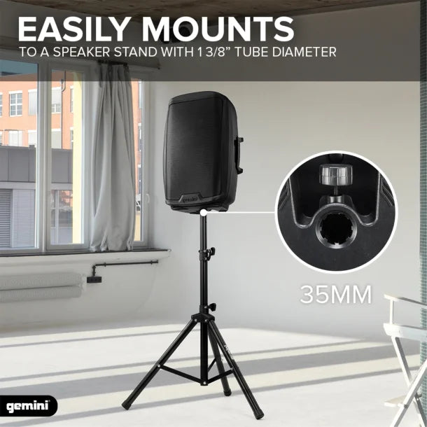 Gemini® 1,500-Watt Active 12-Inch Bluetooth® Loudspeaker