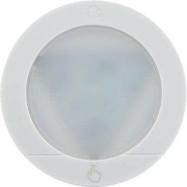 GE® Battery-Operated Touch-Activated LED Puck Lights, 2 Count, White, 25434