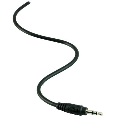 GE® 3.5-mm Auxiliary Audio Cable, 3 Ft., Black, 33544