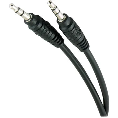 GE® 3.5-mm Auxiliary Audio Cable, 3 Ft., Black, 33544