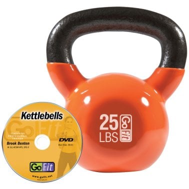 GoFit® Kettlebell with DVD (25 Lbs.)