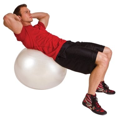 GoFit® Stability Ball with Pump (65cm; White)