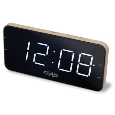 JENSEN® JCR-212 AM/FM Digital Dual-Alarm Clock Radio