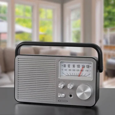 JENSEN® MR-750 Portable AM/FM Radio (Black)
