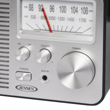 JENSEN® MR-750 Portable AM/FM Radio (Black)