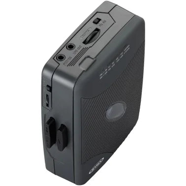 JENSEN® Portable Stereo Cassette Player with AM/FM Radio and Earbuds, SCR-75 (Black)