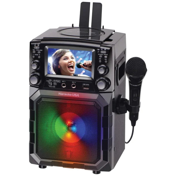 Karaoke USA™ Portable CDG/MP3G Karaoke Player with 4.3-Inch Color TFT Screen