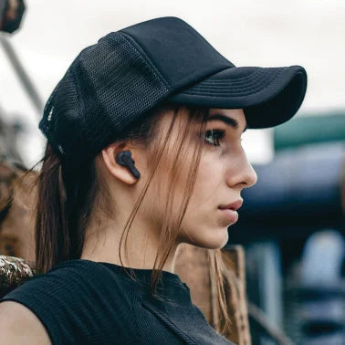 JVC® RIPTIDZ Bluetooth® Earbuds, True Wireless with Charging Case (Navy)