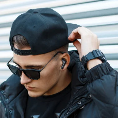 JVC® RIPTIDZ Bluetooth® Earbuds, True Wireless with Charging Case (Black)