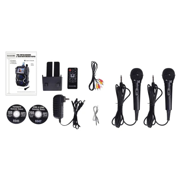 Karaoke USA™ Portable Professional CDG/MP3G Karaoke Player with 7-In. Color Monitor