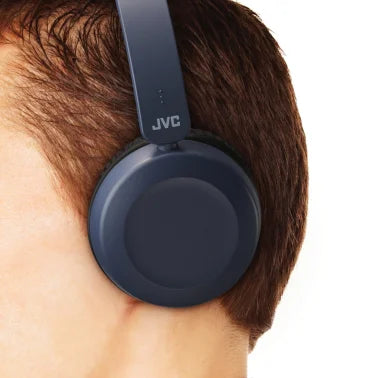 JVC® On-Ear Wired Headphones with Microphone (Blue)