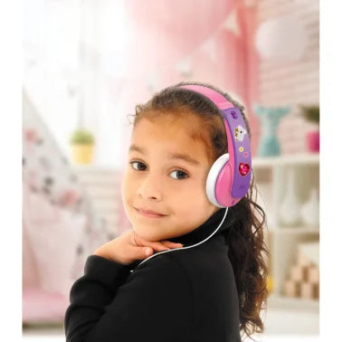 JVC® Tinyphones Kids' Over-Ear Child-Safe Headphones, HA-KD7 (Pink/Purple)