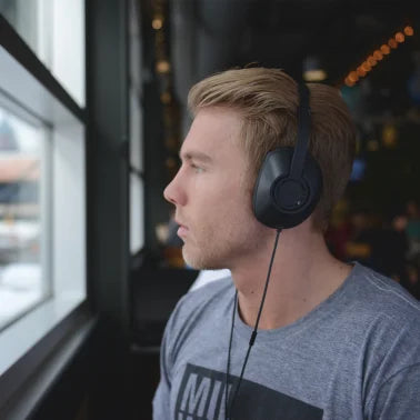 KOSS® Over-Ear Headphones with Microphone and In-Line Remote, UR23i (Black)