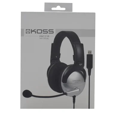 KOSS® SB45 USB Full-Size Over-Ear Communication Headset