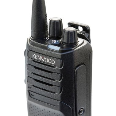 KENWOOD® ProTalk® 2-Watt 16-Channel Analog UHF 2-Way Radio, Black, NX-P1302AUK