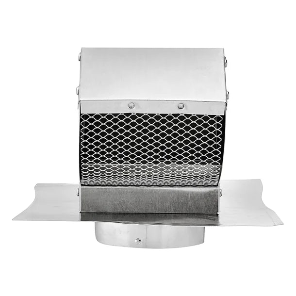 Lambro® 4-In. Aluminum Exhaust Roof Vent Cap with Screen, Damper, and Collar, 109R