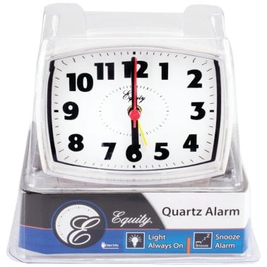 Equity by La Crosse® Electric Analog Alarm Clock