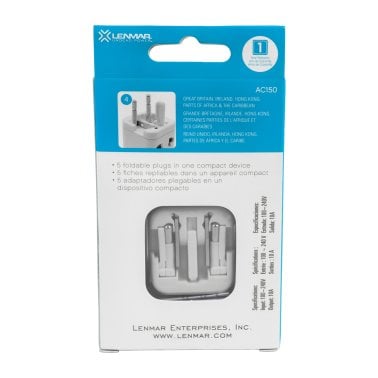 Lenmar TraveLite Ultracompact All-in-One Travel Adapter