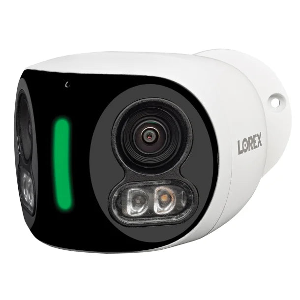 Lorex® Wi-Fi® 4K Dual-Lens Smart Security Camera with Smart Security Lighting, White, W891UAD-E