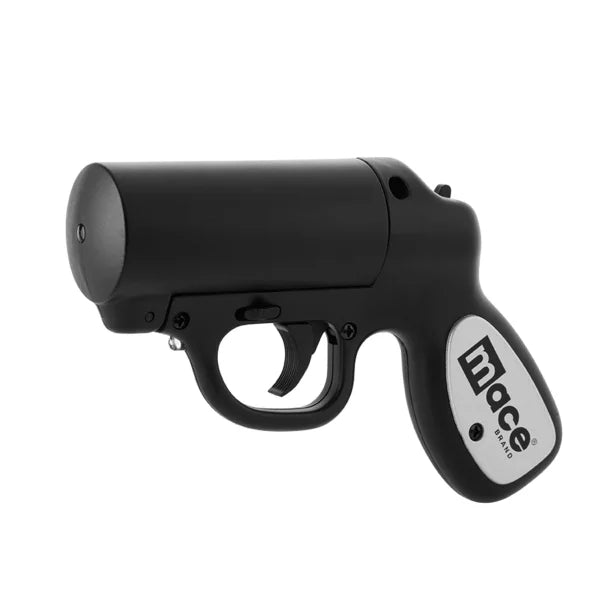 Mace® Brand Matte Black Pepper Gun with Strobe LED