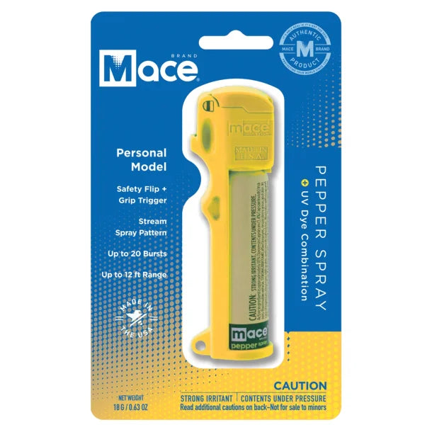 Mace® Brand Personal Model Pepper Spray (Yellow)