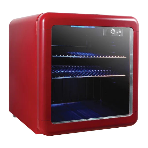 Magic Chef® 1.7-Cu. Ft. Retro Beverage Cooler (Red)