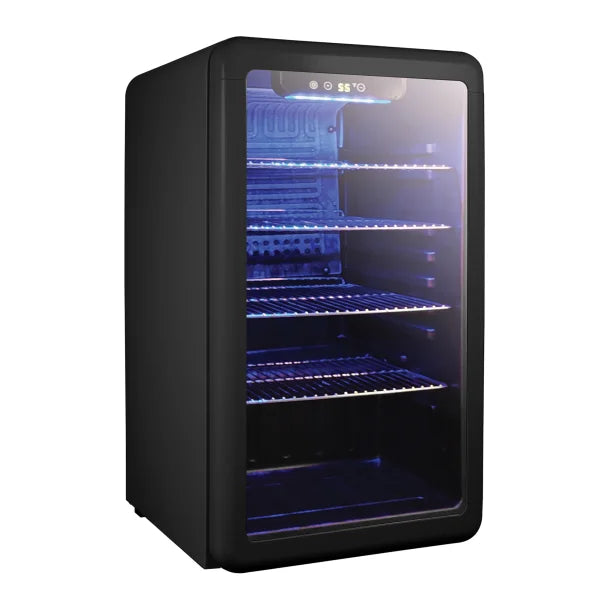 Magic Chef® 3.4-Cu. Ft. Retro Beverage Cooler (Black)