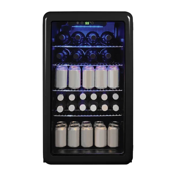 Magic Chef® 3.4-Cu. Ft. Retro Beverage Cooler (Black)