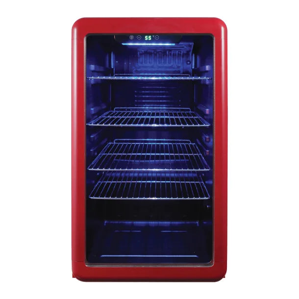 Magic Chef® 3.4-Cu. Ft. Retro Beverage Cooler (Red)